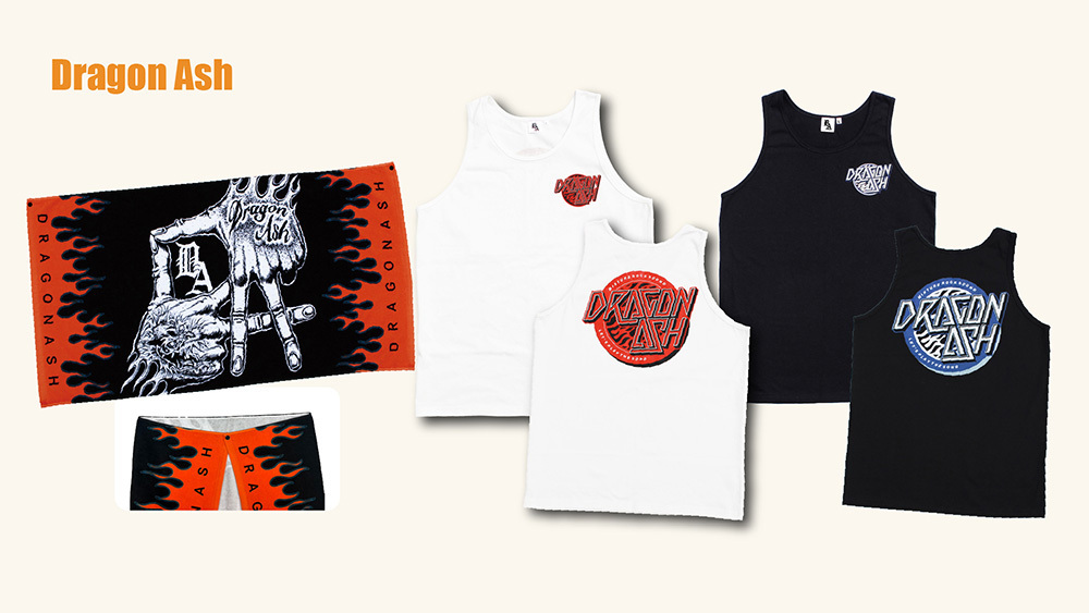Dragon Ash グッズ販売のお知らせ（FES GOODS 第2弾およびTシャツ再