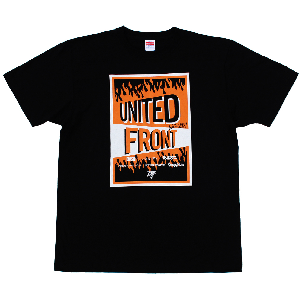 UNITED FRONT WINTER 2021 Tシャツ(ブラック)