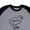 SYMPATHY Raglan Sleeve Tour T-shirt（Grey x Black）
