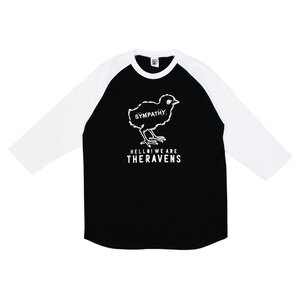 SYMPATHY Raglan Sleeve Tour T-shirt（Black x White）