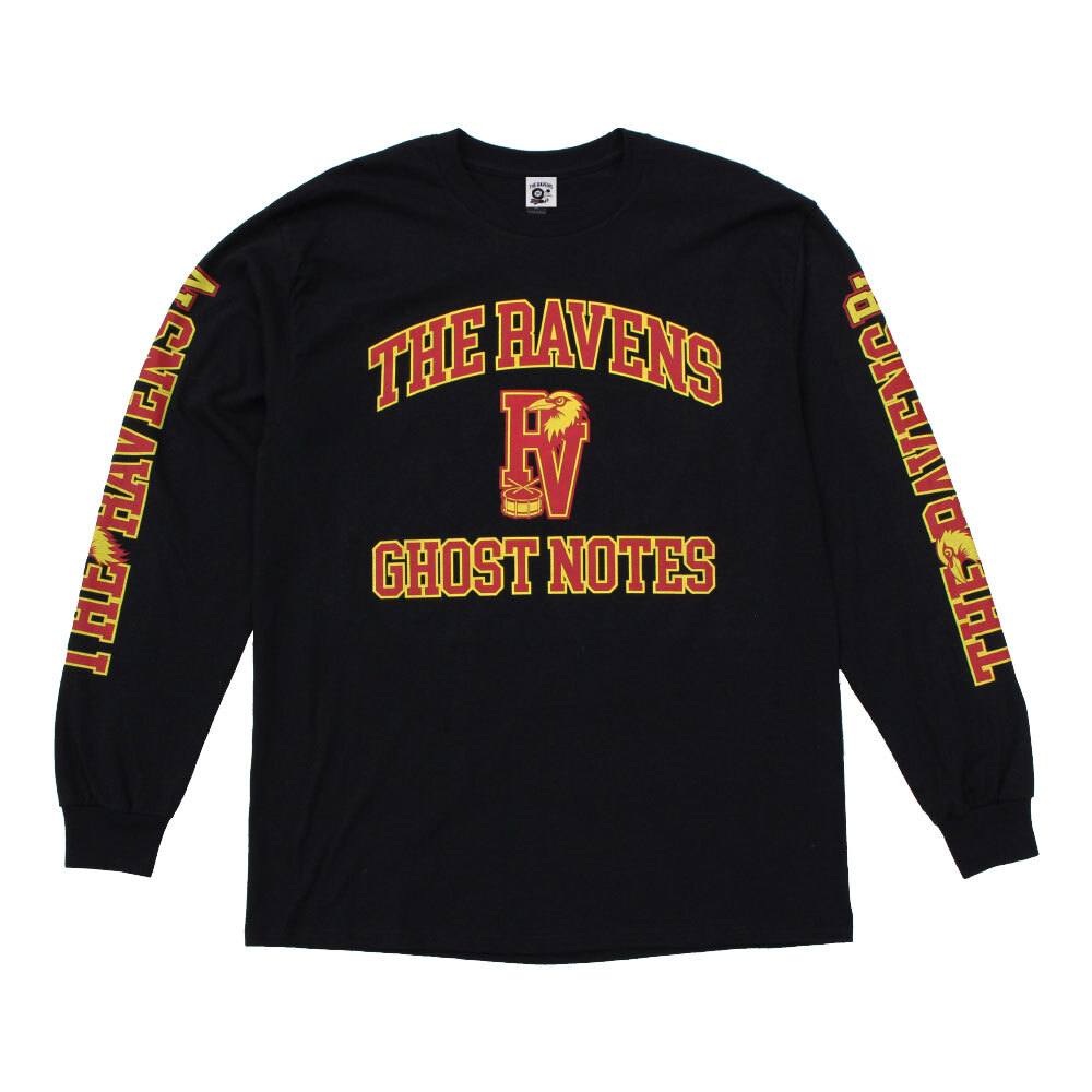 GHOST NOTES Longsleeve T-shirt (Black)