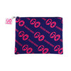 FK ニットポーチ(NAVY×PINK)