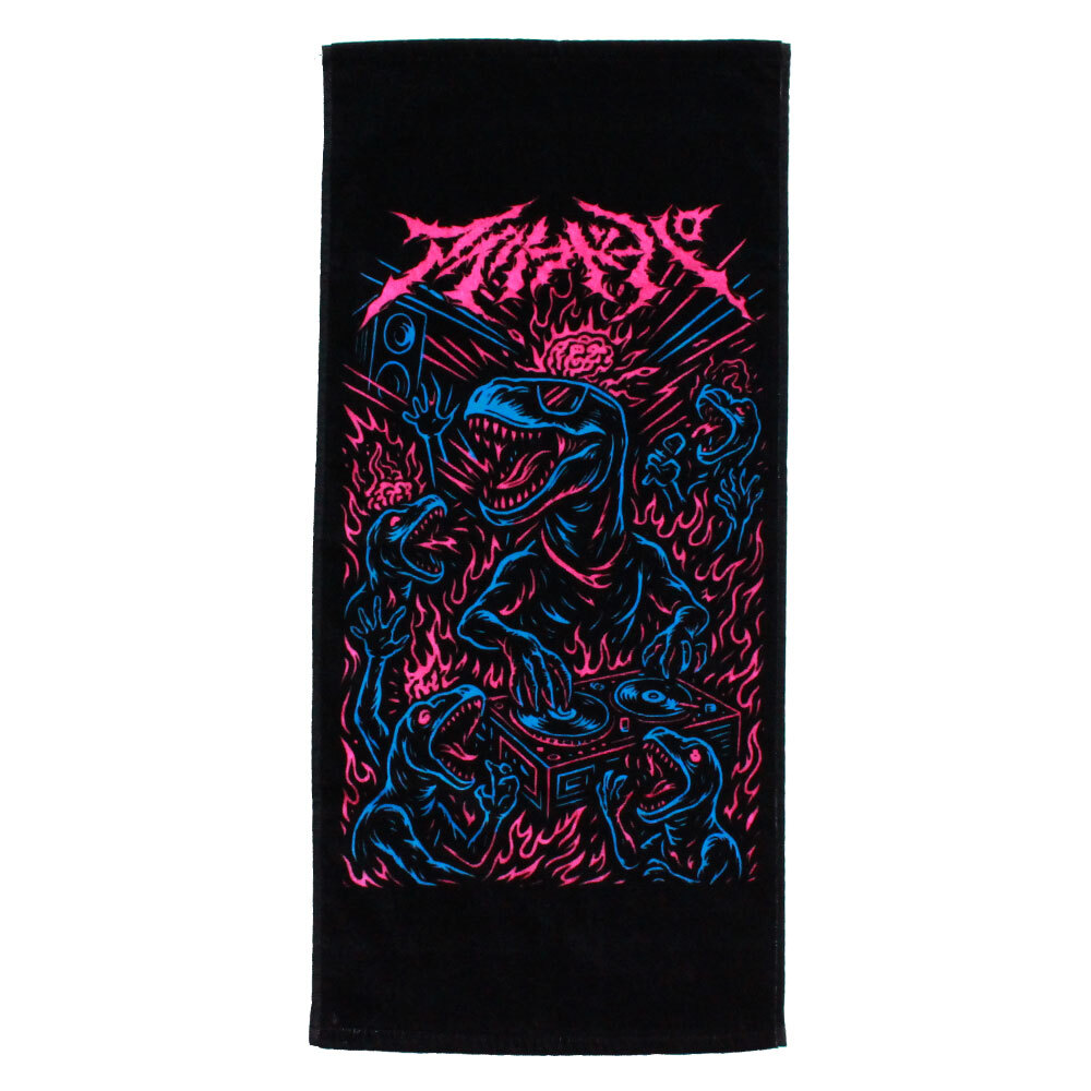 DINO HEAD PARTY フェイスタオル