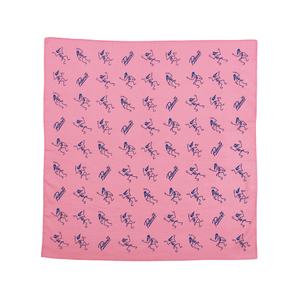The Ravens Bandana（Light Pink×Blue）
