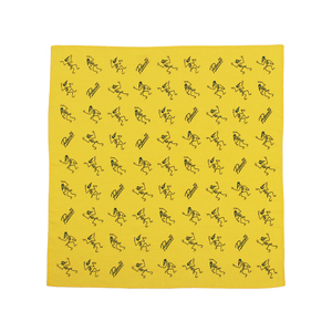 The Ravens Bandana（Yellow×Dark Green）