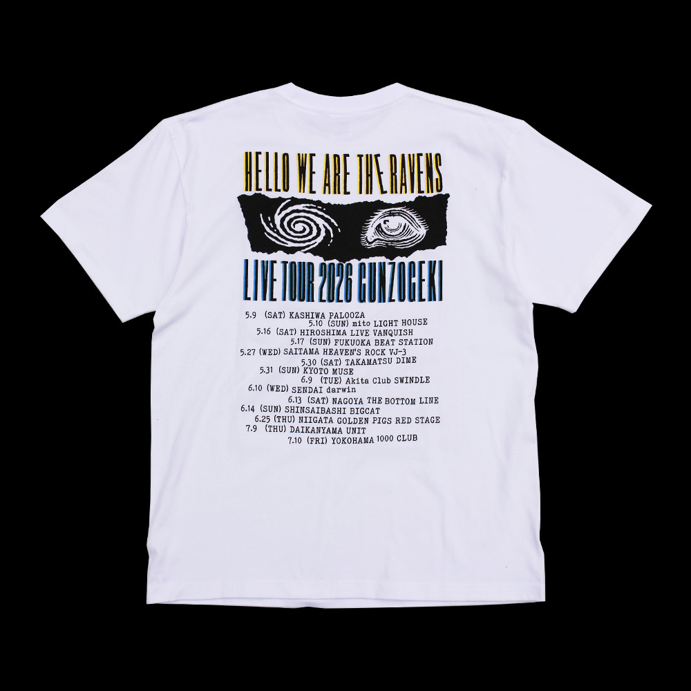 The Ravens 群像劇 Tour T-shirt（White）