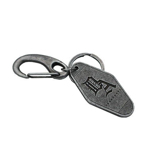 DA Metal Key charm（Vintage silver）