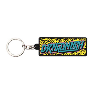DA Rubber Key holder（Yellow×Turquoise Green）