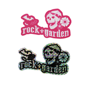 rock+garden sticker set (Pink・Hologram)