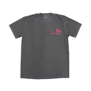 rock+garden T-shirt（Gray×Pink）