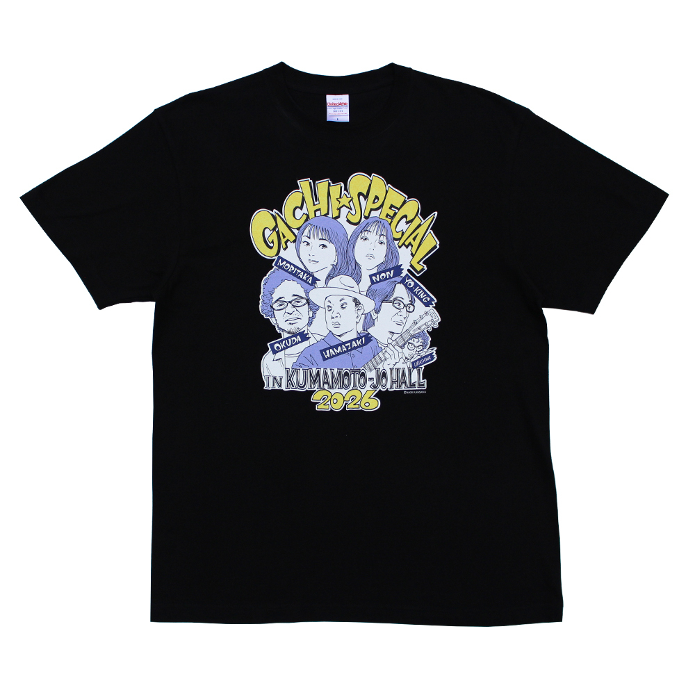 GACHI SPECIAL in KUMAMOTO CHARITY T-shirt （Black）＜予約商品＞