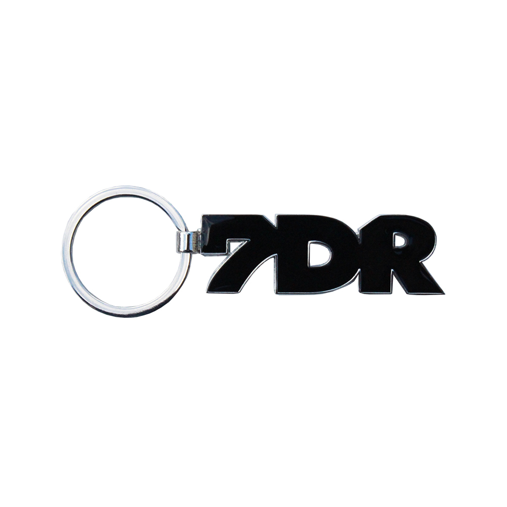 7DR メタルキーホルダー（ブラック）
