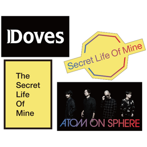 「THE SECRET LIVE OF MINE」ツアーステッカー（4枚セット）