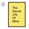 「THE SECRET LIVE OF MINE」ツアーステッカー(4枚セット)