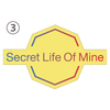 「THE SECRET LIVE OF MINE」ツアーステッカー(4枚セット)