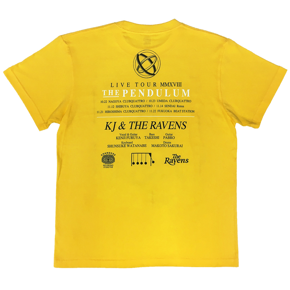 「THE PENDULUM」TOUR T-shirt（Yellow）