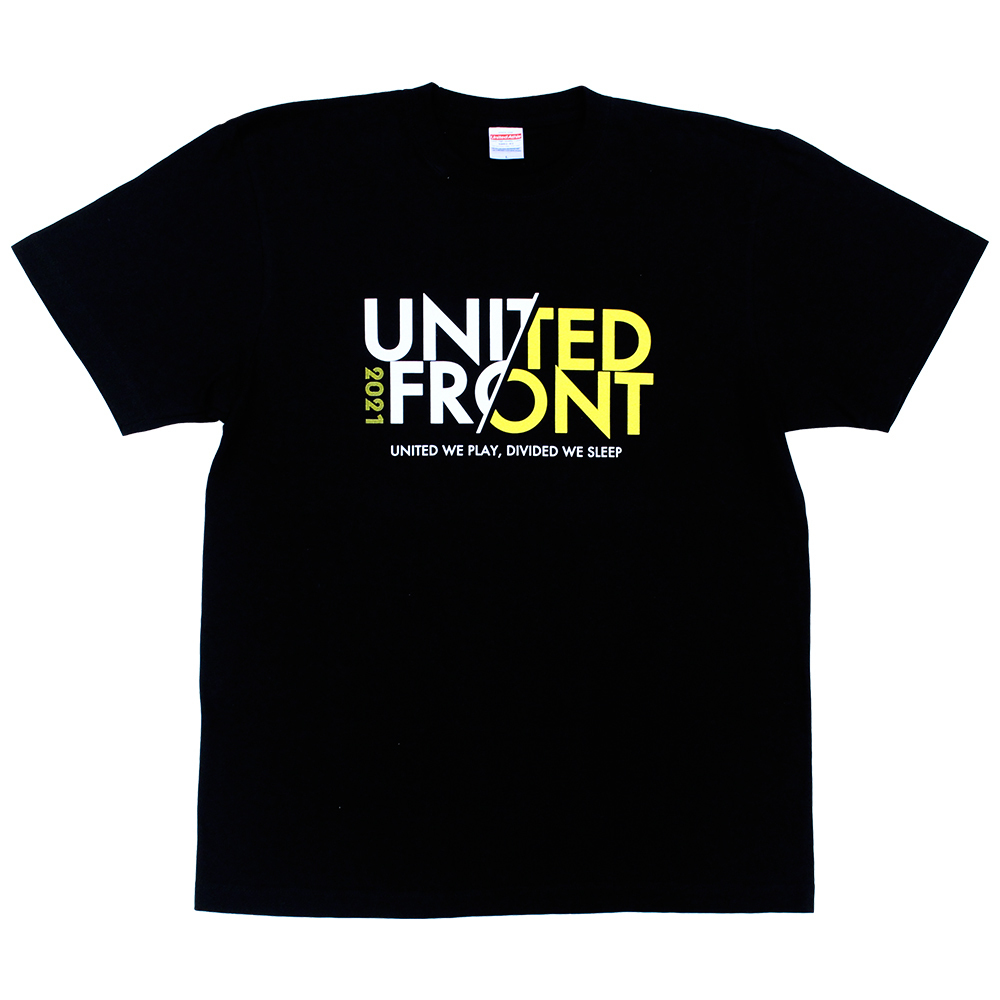 UNITED FRONT 2021 Tシャツ(ブラック)