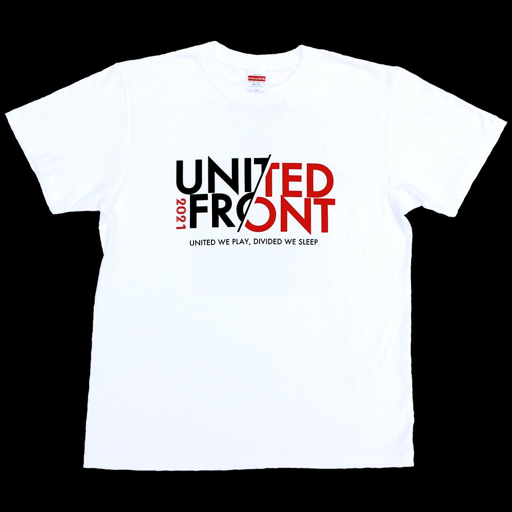 UNITED FRONT 2021  Tシャツ（ホワイト）